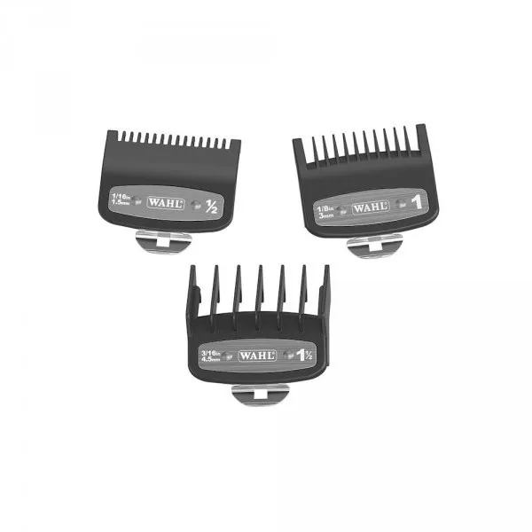 Prémium barber fésűk WAHL 1,5 mm, 3 mm és 4,5 mm