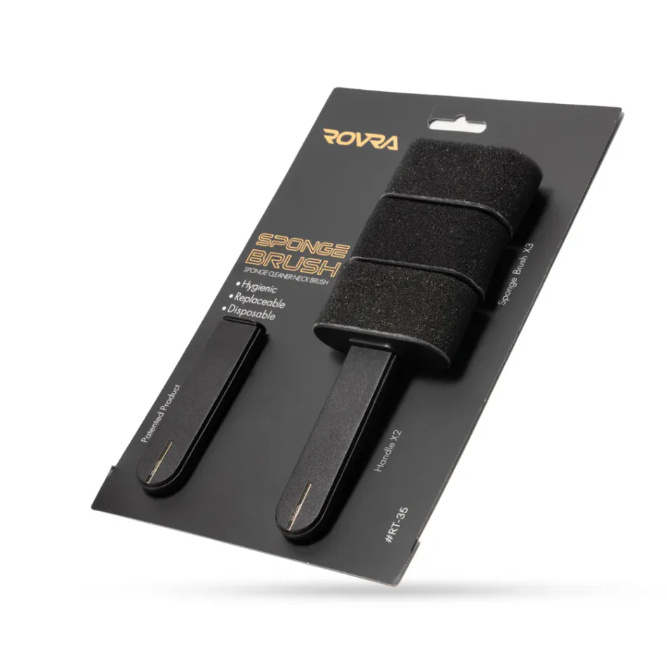 ROVRA Sponge Neck Duster Brush – szivacsos nyakportörlő kefe
