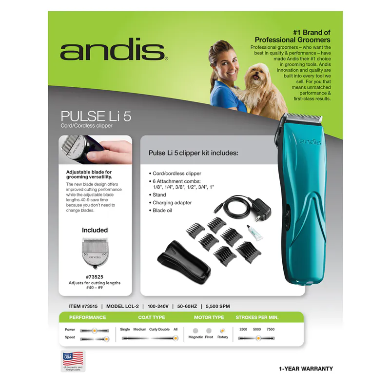 Andis Pulse Li 5 - Kép 4