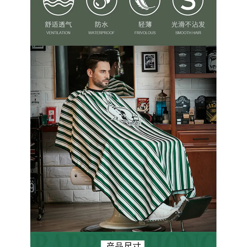 Barber Green fodrászköpeny - Kép 3
