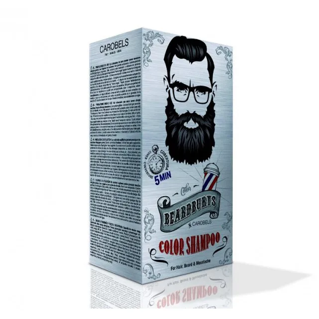 Beardburys haj- és szakállfestő sampon – fekete - Kép 3
