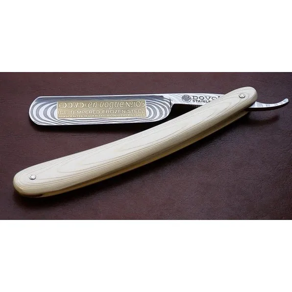 Borotva DOVO Solingen 105 5865 R - micarta elefántcsont - Kép 3