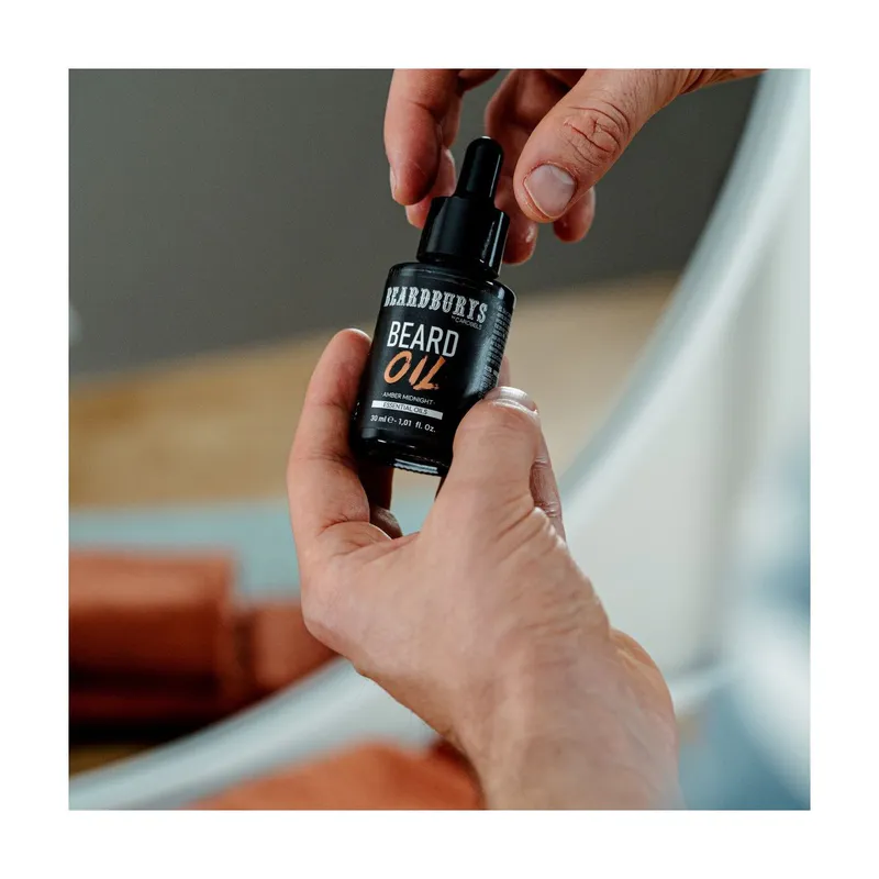 Szakállolaj BEARDBURYS Amber Midnight - 30 ml. - Kép 3
