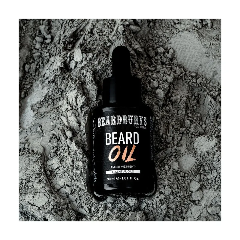 Szakállolaj BEARDBURYS Amber Midnight - 30 ml. - Kép 4