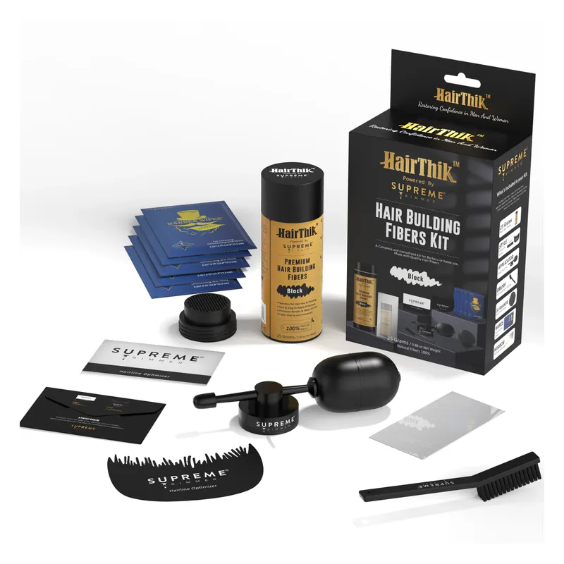 Hajszálrostok applikátorral STpro Hair Thik hajvastagításhoz - Kép 1