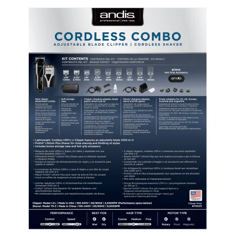 Andis Cordless Combo - Kép 5