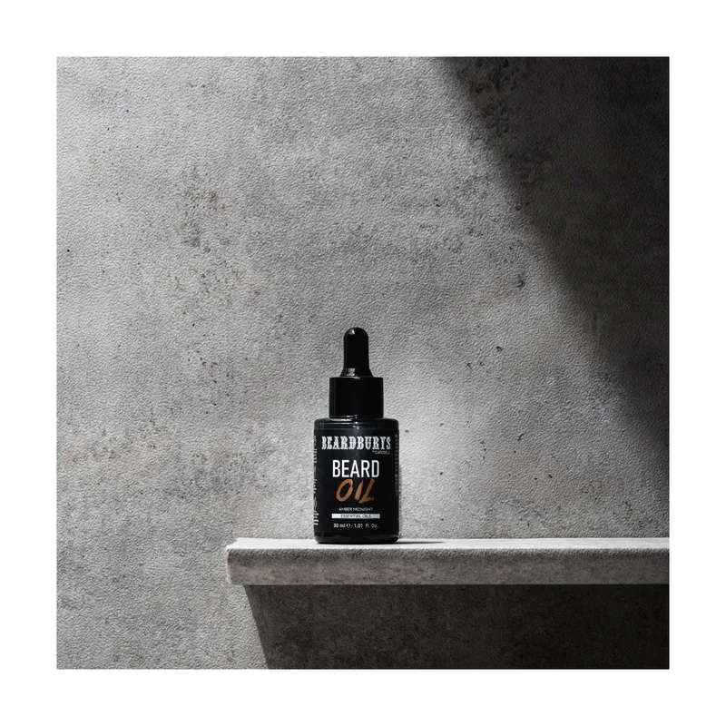Szakállolaj BEARDBURYS Amber Midnight - 30 ml. - Kép 5