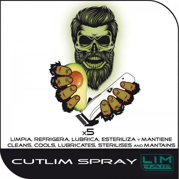 CUTLIM SPRAY - avokádós hajvágógép-kenő spray - Kép 6