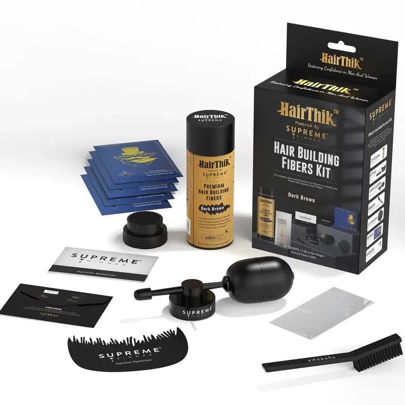 Hajszálrostok applikátorral STpro Hair Thik hajvastagításhoz - Kép 1