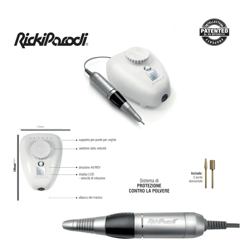 RICKI PARODI Digital Pro Plus elektromos körömreszelő - Kép 4
