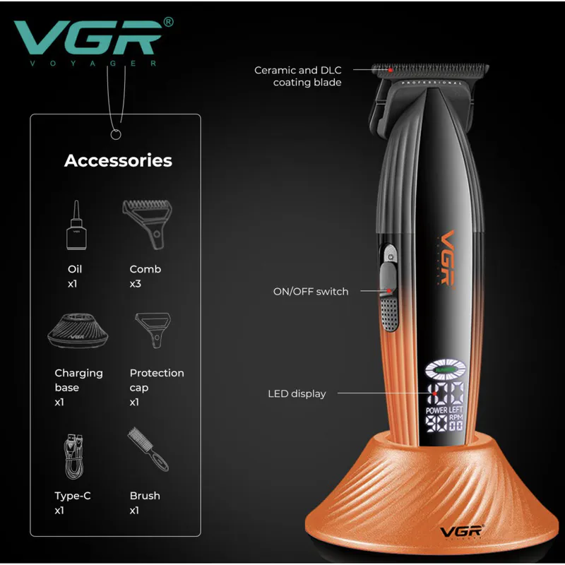 VGR VOYAGER V-889T Trim professzionális trimmer - Kép 3