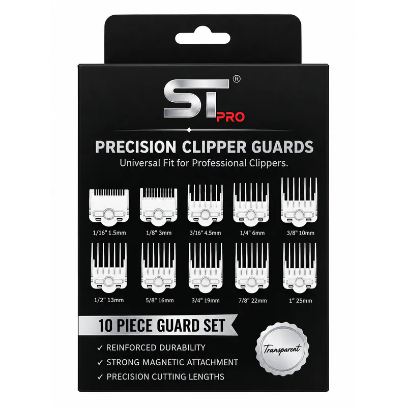 STpro Premium Magnetic CMG100 mágneses toldófésűkészlet – átlátszó - Kép 1