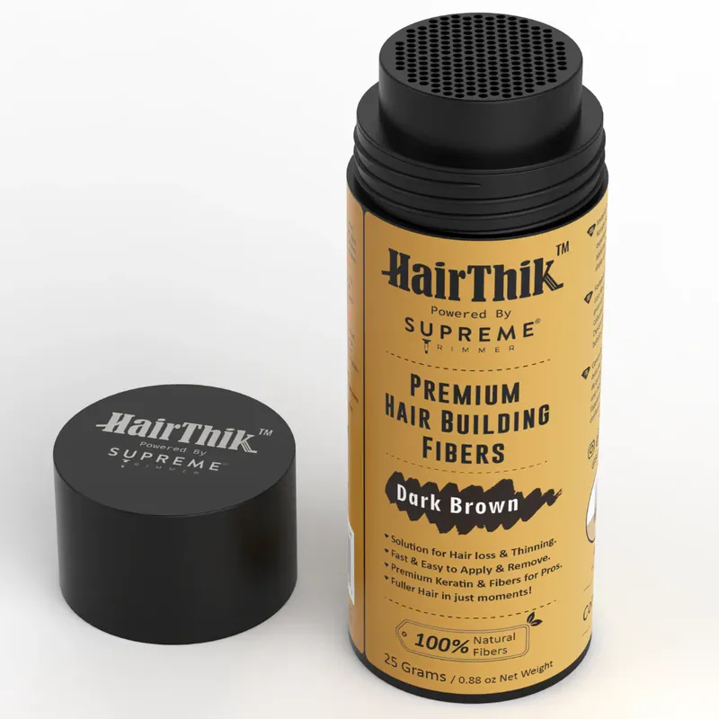 Hajszálrostok applikátorral STpro Hair Thik hajvastagításhoz - Kép 3