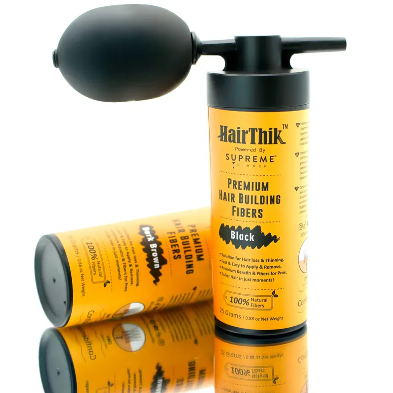 Hajszálrostok applikátorral STpro Hair Thik hajvastagításhoz - Kép 4